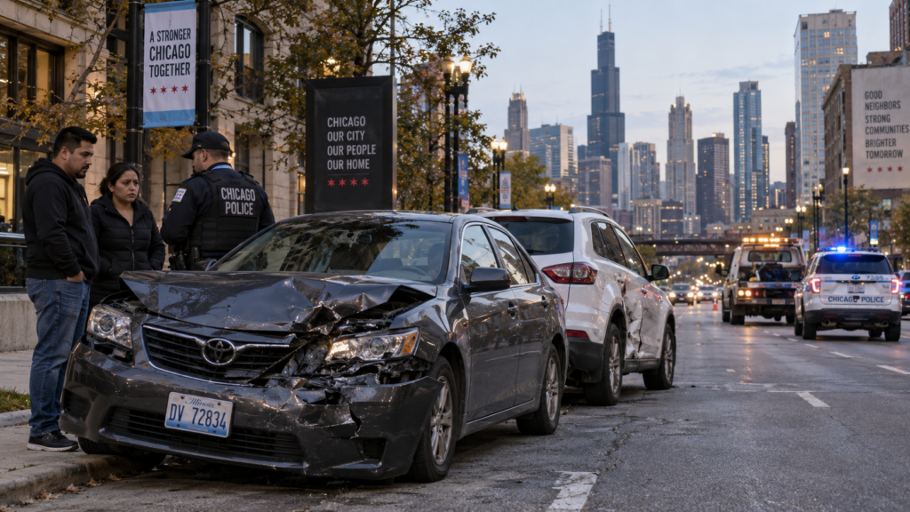 Accidentes de auto en Chicago