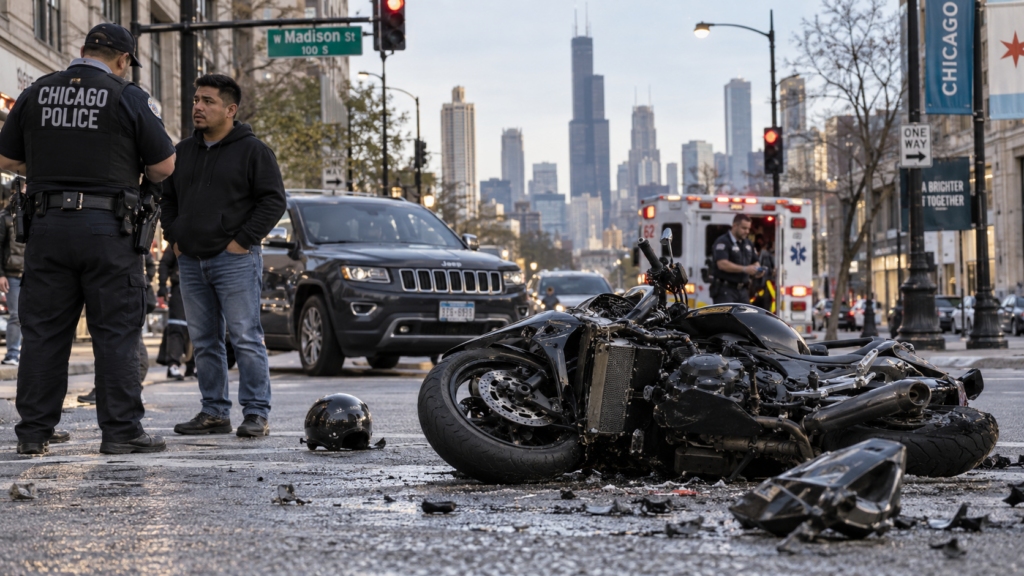 Accidentes de motocicletas en Chicago