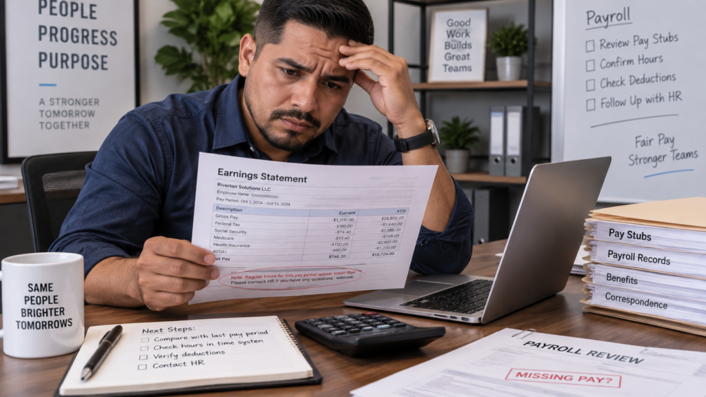 Problemas de pago y salarios no pagados en Chicago